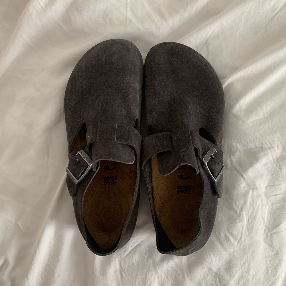 BIRKENSTOCK LONDON SUEDE size 38 NWOT